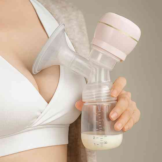 Електричний молоковідсмоктувач із соскою,150 мл,від USB,Zhibao SBR Київ