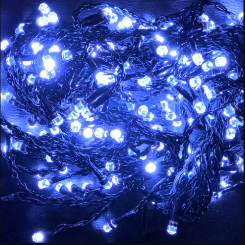 Світлодіодна гірлянда завіса (водоспад) 300 Led 3*3м синя 220V CW-GW-300L33VWFBL ColorWay Житомир - фото 6