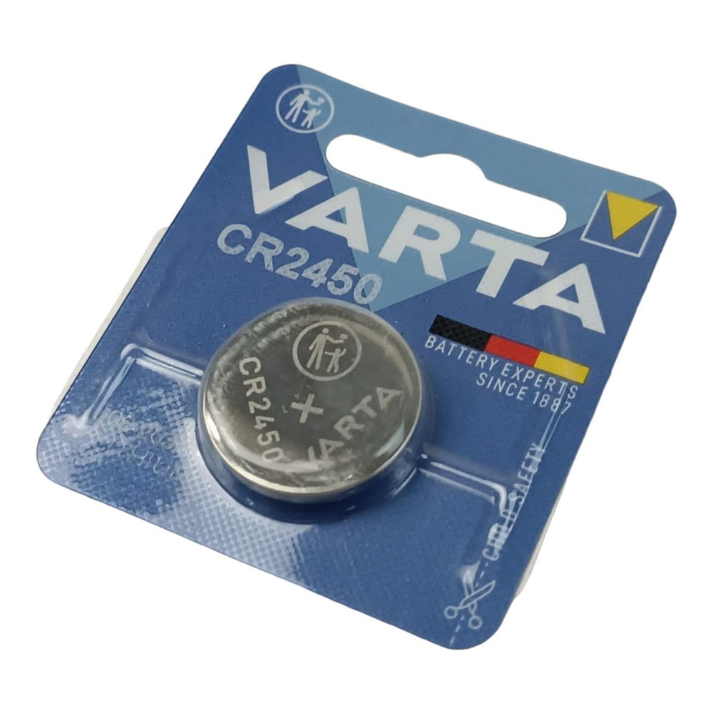 Батарейка таблетка літієва 3.0V CR2450 блістер Varta Мукачево - фото 1