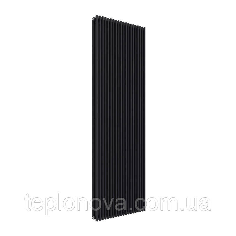 Дизайнерский радиатор 1800/560 (мм) черный мат IDEALE GIULIA (универсальное подключение) 12 20/1800/560 Черновцы - изображение 1
