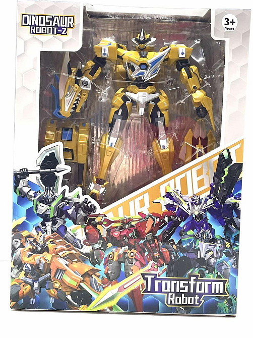 Трансформер Динозавробот зі зброєю Жовтий (W 6688-26 /27/28/29/30) Чернигов - изображение 3