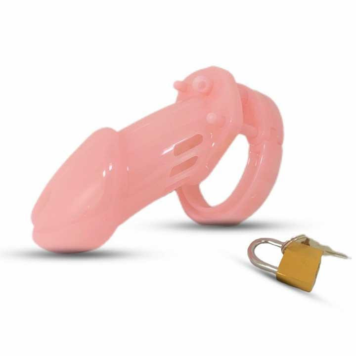 Пояс вірності CB-6000 пластиковий із замком рожевий - Садо-мазо Вінниця - фото 1