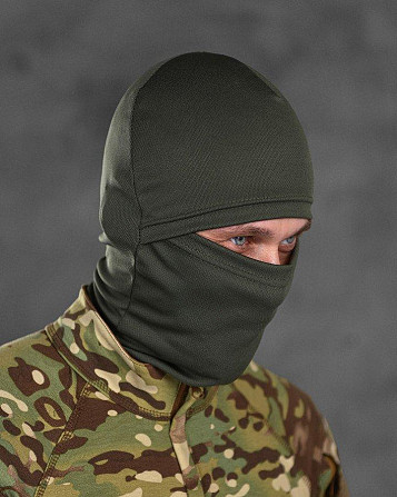 Балаклава мужская тактическая подшлемник coolmax Олива ВТ1064 Киев - изображение 6