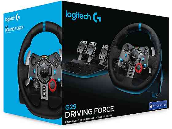 Кермо Logitech G29 Driving Force PC/PS3/PS4 Black (941-000112) Чорний Харків