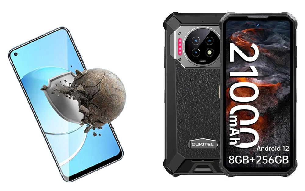 Захисне скло DefenzoGlass для Oukitel WP19, WP19 Pro 2023 – подвійна міцність Київ - фото 2