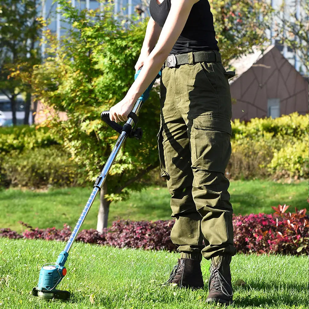 Аккумуляторная газонокосилка для травы, с колесами + 2 АКБ 48V / Триммер аккумуляторный / Портативная косилка Киев - изображение 5