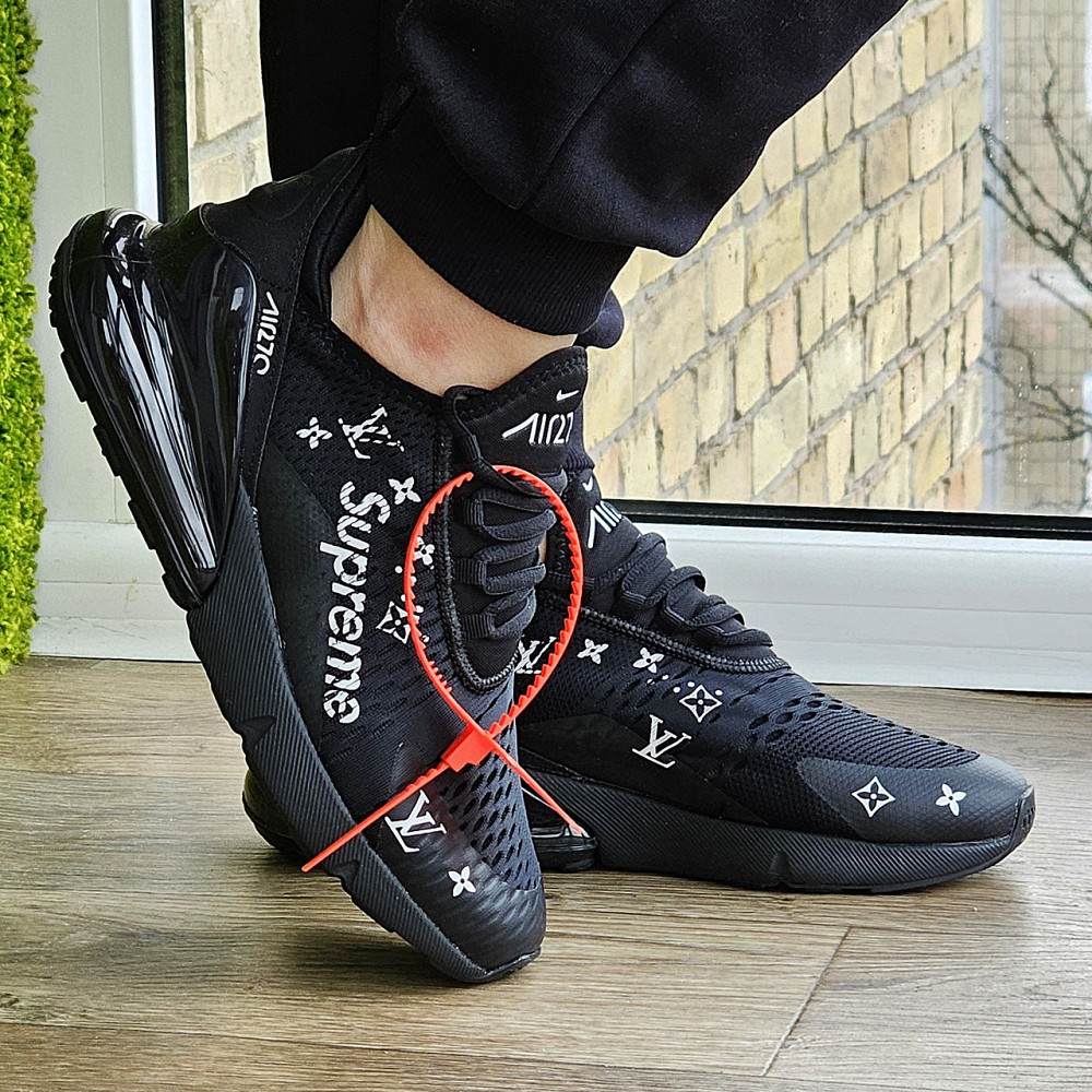 Кроссовки Nike 270 Мужские Черные Найк с Амортизацией Тканевые Сеточка Летние (размеры: 41,42,43,44,45) - 110 Днепр - изображение 5