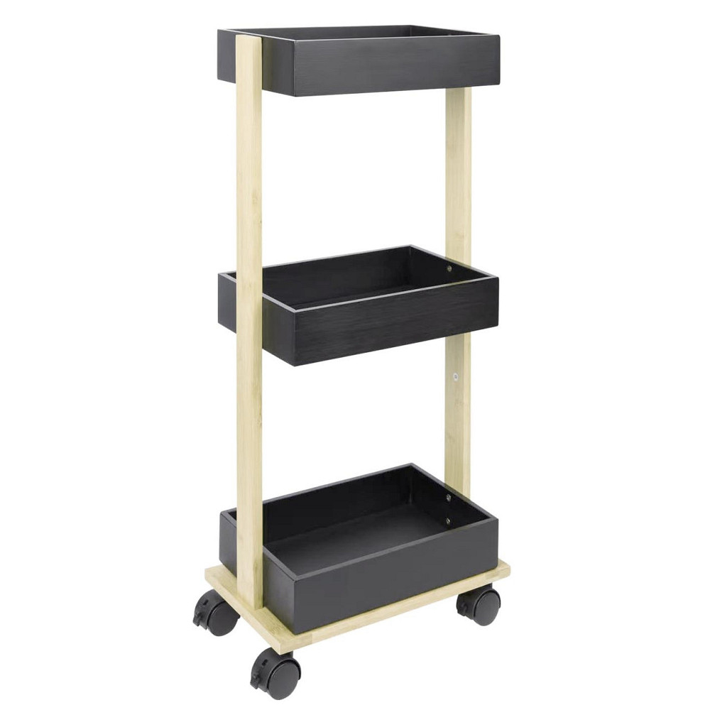 Этажерка для ванной на колёсиках 