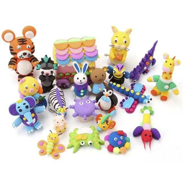 Тісто для ліплення для творчості 24 шт, Пластилін моделін Інтерактивне тісто для ліплення малюків WV-75 Івано-Франківськ - фото 10