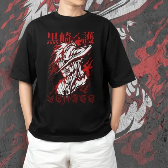 Футболка чоловіча з  принтом Блич Ичиго Куросаки 8 Розмір 48 Дніпро