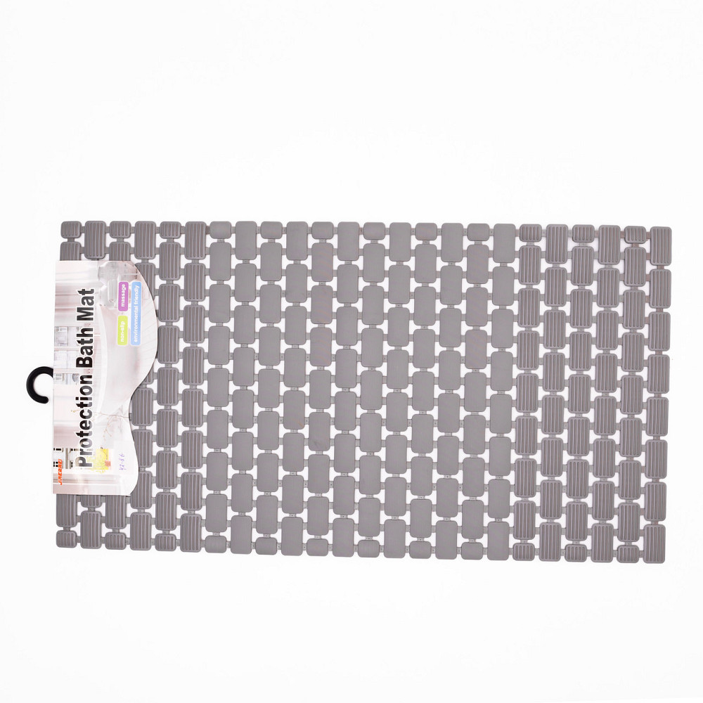 Yiwu Килимок для душу із полівінілхлориду на присосках 73×40 см Сірий HP-42-8G Коломия - фото 4