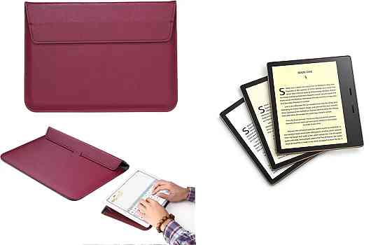 Чехол-конверт VitoCase для Amazon Kindle Oasis 10th Gen, с функцией подставки для книги Бордовый Киев
