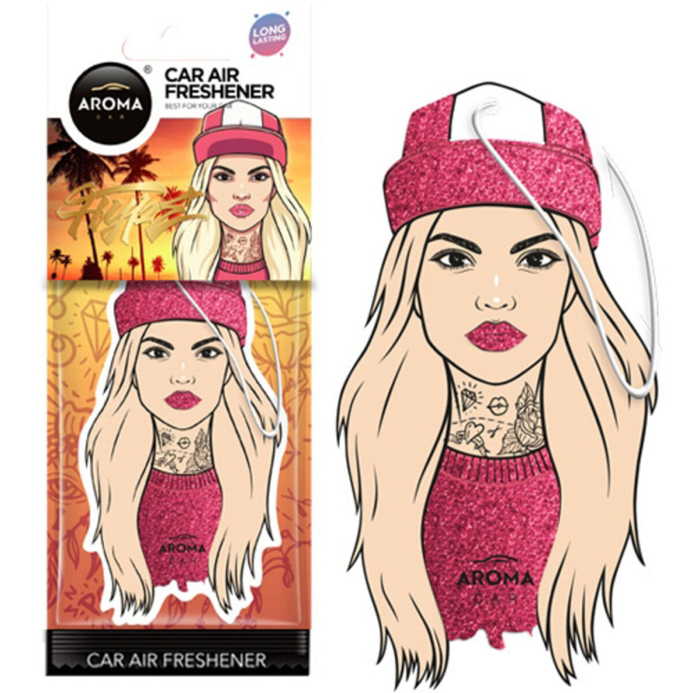 Ароматизатор Aroma Car Cellulose HYPE GIRL - Cap сухий Київ - фото 1