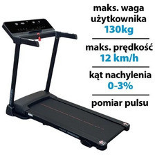 Беговая дорожка Bieżnia elektryczna HERTZ Dyno Plus 919W 12km/h Киев - изображение 1