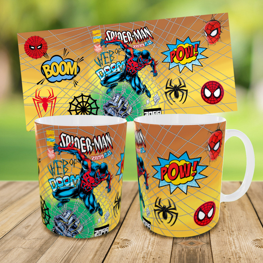 Дитячий набір Spider-Man сумка-бананка + керамічна кружка з принтом (5589) Київ - фото 4