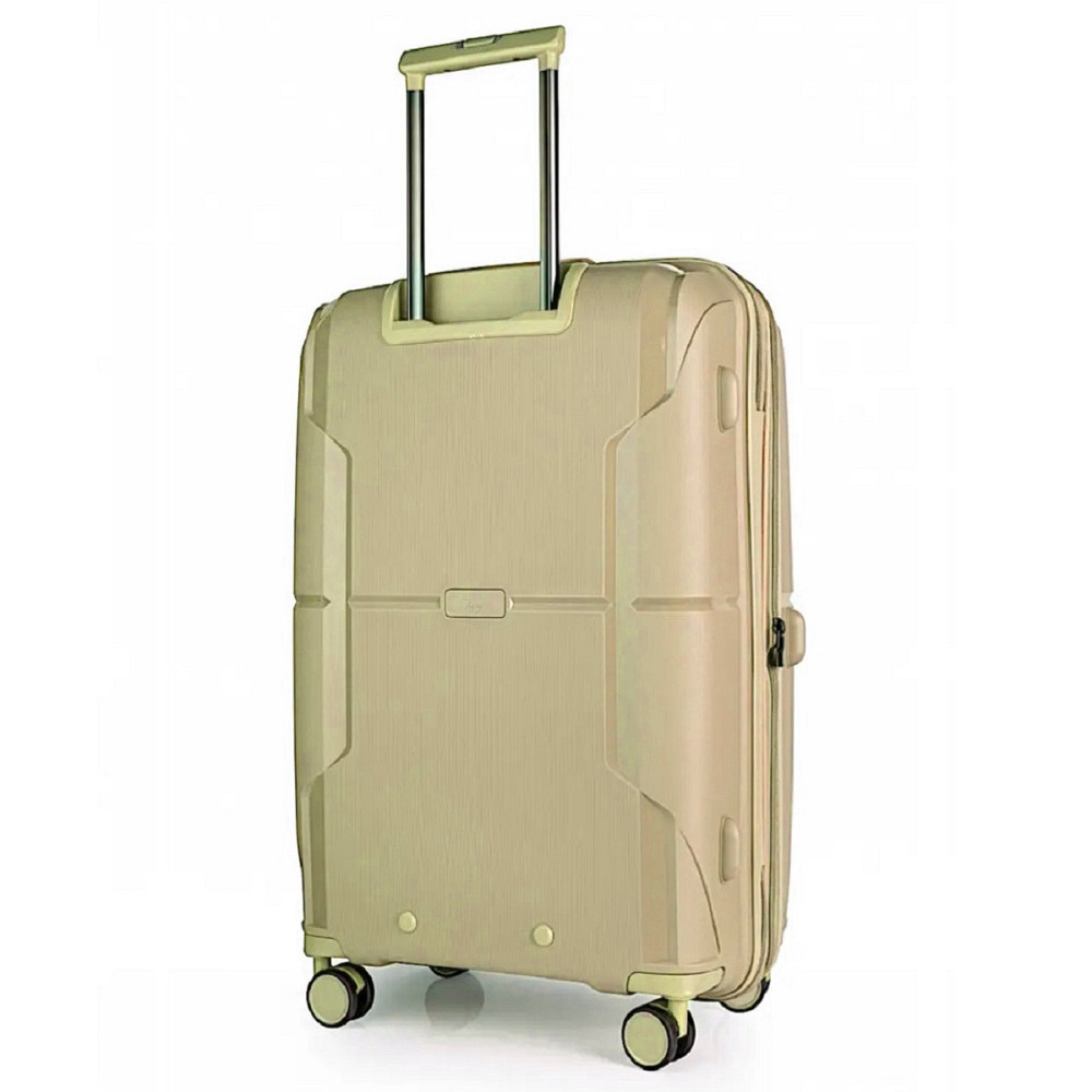 Валіза пластикова AIRTEX 245 велика 77 см  шампань Київ - фото 4