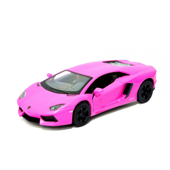 Колекційна іграшкова машинка MATTE LAMBORGHINI KT5370W інерційна  Pink Вінниця