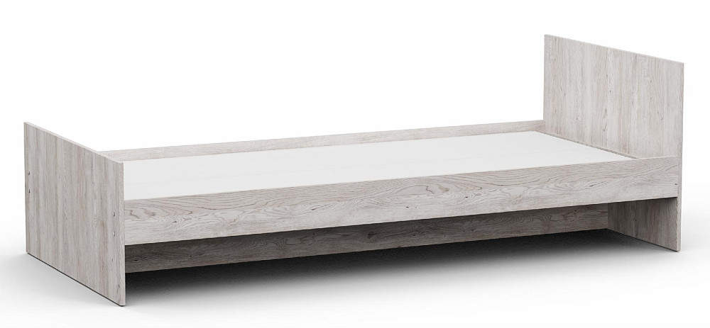 Ліжко односпальне L-12, Самоа Димчастий, 2032х932х650 Львів - фото 1