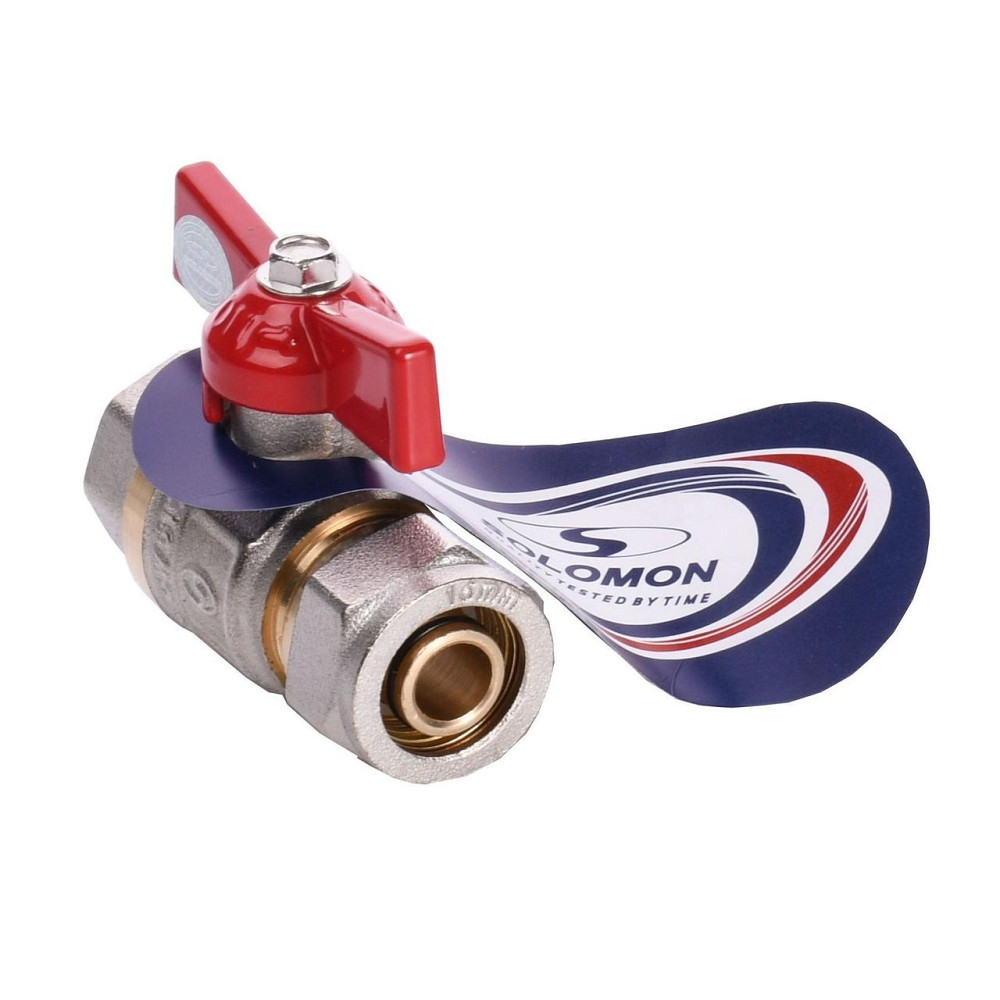 Кран кульовий SOLOMON 16х1/2″ 1184 внутр. різьба (000001239) Київ - фото 3