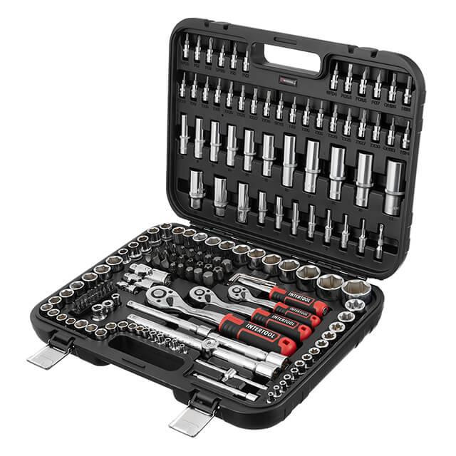 Набір інструментів INTERTOOL 1/2 "& 3/8" & 1/4 ", 171од., Cr-V STORM - для щоденного використання Львів - фото 7