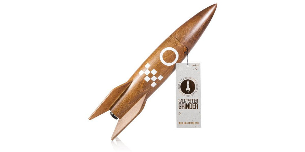 Млин для солі та перцю "Ракета", темна Рівне - фото 2