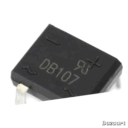 Однофазный диодный мост DB107 (10 шт.), DIP-4, 1A 1000V для выпрямления переменного тока промышленной частоты Киев - изображение 7