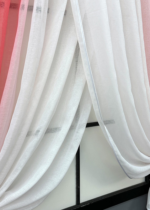 Кухонные шторки VR-Textil № 106к батист 