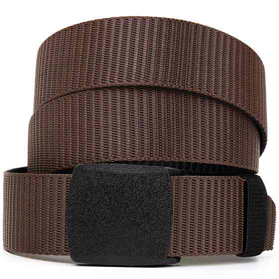 Текстильний ремінь Vintage 20538 Коричневий Київ