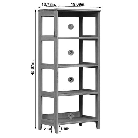 Етажерка для ванної "Салюм" каррі Миколаїв - фото 2