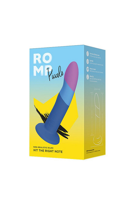 Фаллоимитатор Romp Piccolo для стимуляцим точек P и G, фиолетовый/синий Sex Aura Киев - изображение 6
