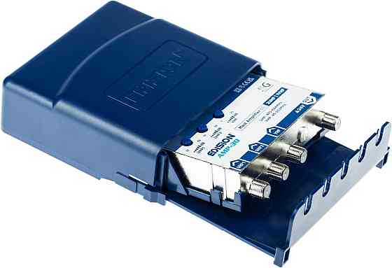 EDISION MAK-300 Mast усилитель антенны 2UHF+1VHF/FM 17–32 дБ 107 дБмВ 24В с фильтром 5G LTE и питанием 24В Киев