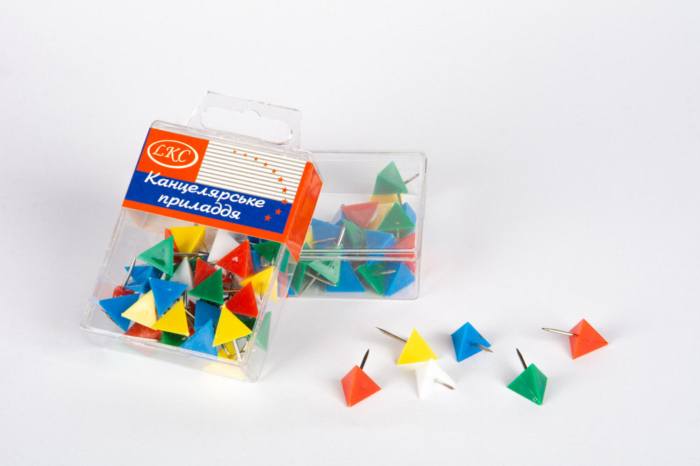 Кнопки "LKC" Трикутник 40 шт, 1011, шт Київ - фото 1