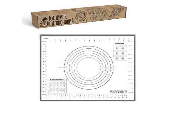 Килимок силіконовій 50х40см Vulkano 3300-55 ТМ SNT Київ