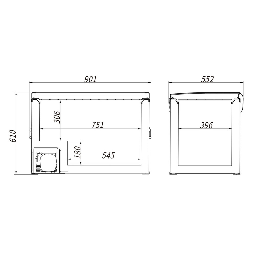 Компрессорный автохолодильник Alpicool BD135. Охлаждение до -20 ℃. Питание – 12, 24, 220 вольт Киев - изображение 6