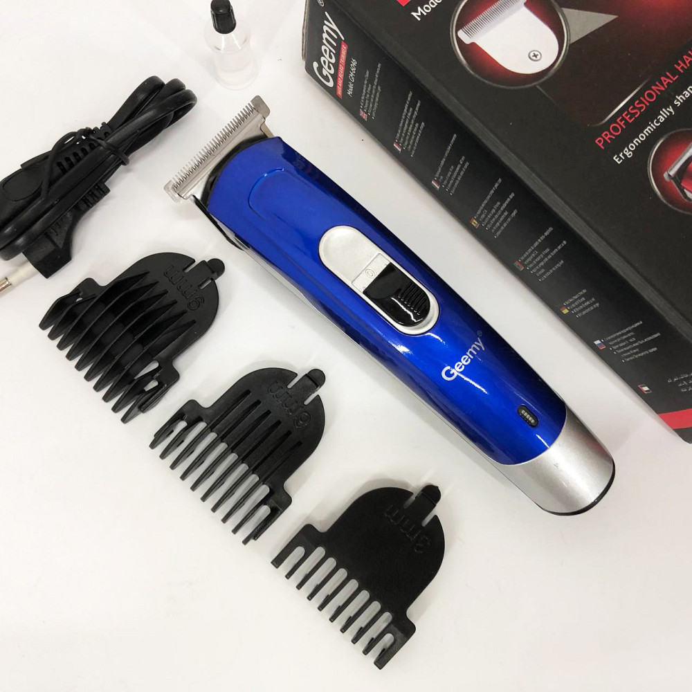 Електрична машинка з насадкою для бороди Gemei GM-6046, Універсальні машинки для стрижки волосся IS-58 Львів - фото 4