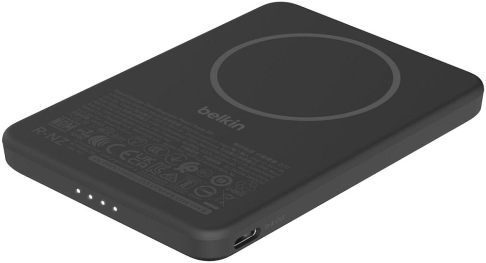 Універсальна мобільна батарея Belkin Power Bank Slim Magnetic 5000 mAh 15 W Black (BPD010HQBK) ( 10343 ) Харків - фото 3