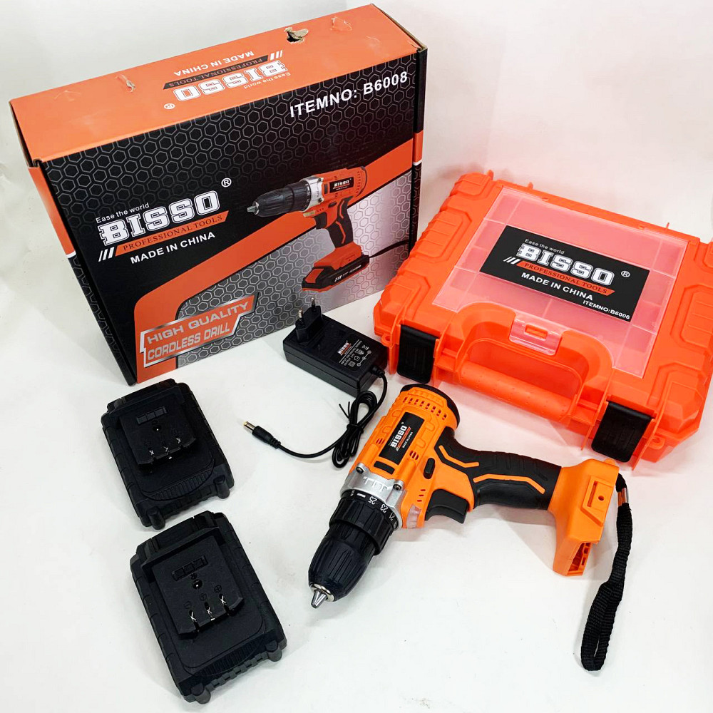 Шуруповерт акумуляторний у валізі BISSO B6008 21V DX-58 Львів - фото 10