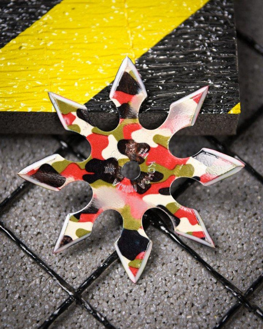 Металева зірочка Сюрикен Silver NINJA mtk ПП7697 Одеса - фото 2