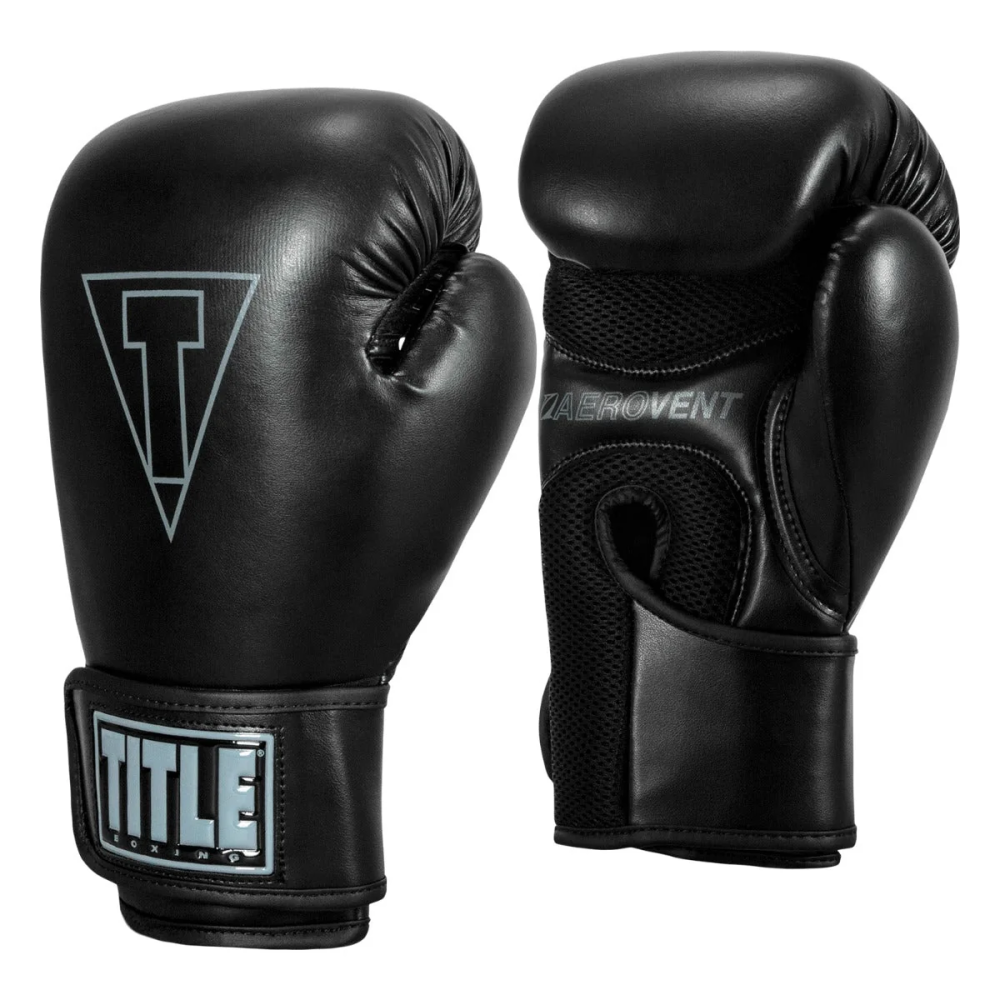 Боксерські рукавиці TITLE Boxing Vegan Gloves Black 14 oz. Кам'янське - фото 11