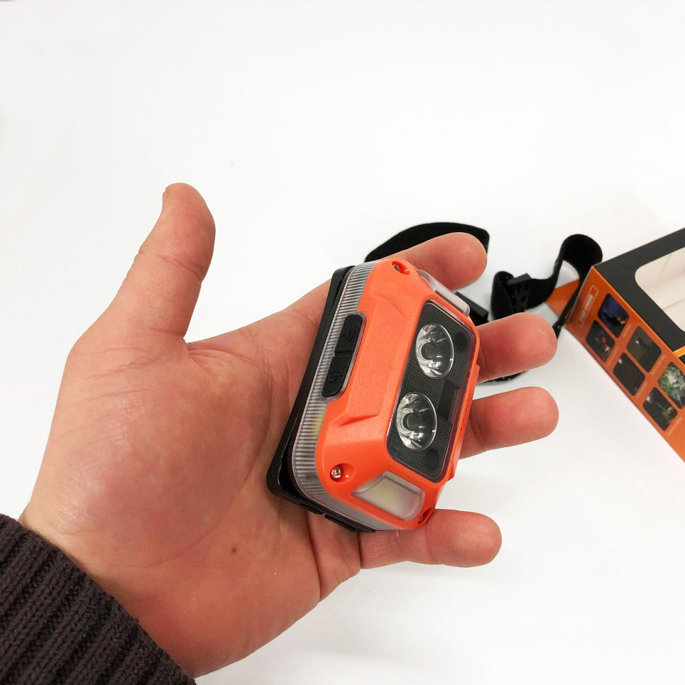 Налобная лампа WH-0218-XPG(white+yellow)+SMD(red), Фонарь налобный с UJ-807 красным диодом Киев - изображение 2