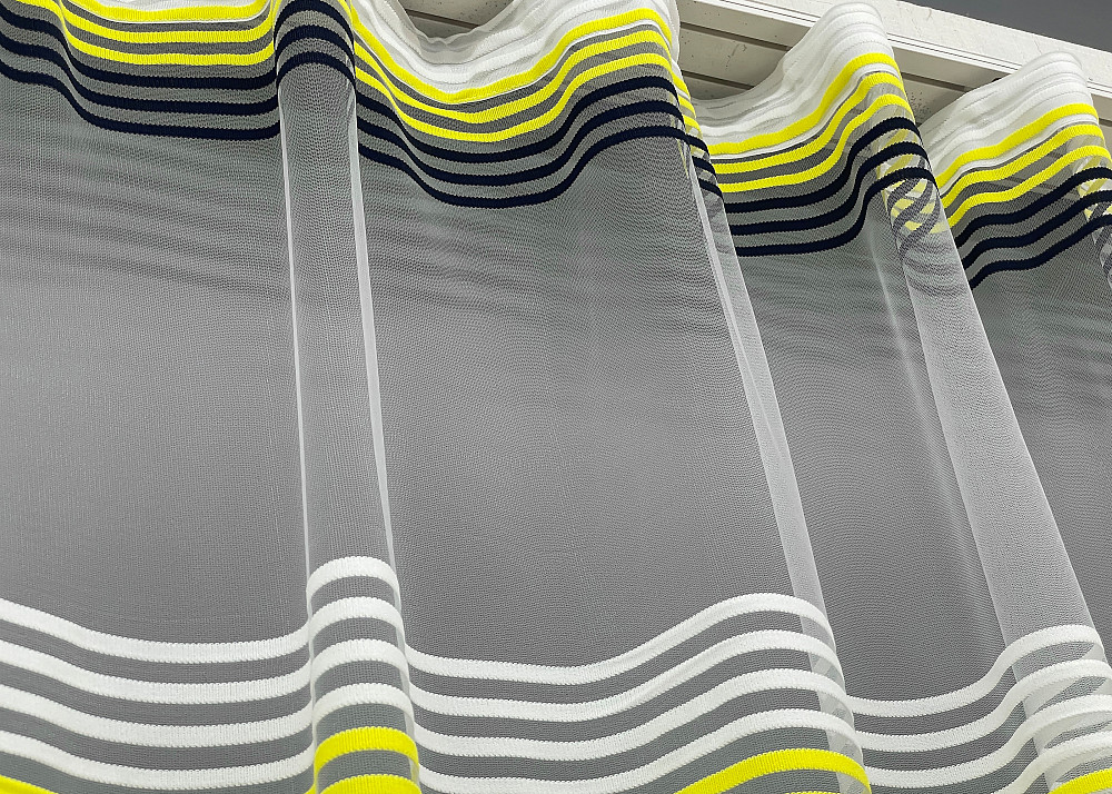 Тюль фатин полосы, коллекция 