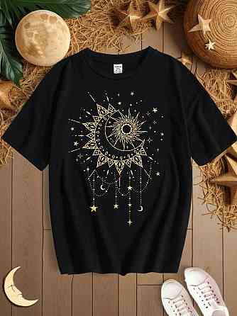 Футболка жіноча з принтом  46 Чорний 2664085031 Дніпро