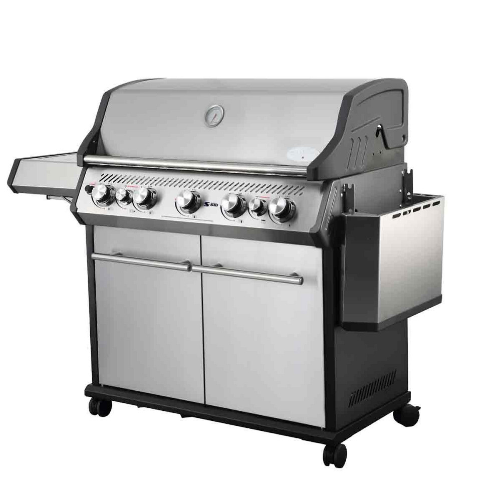 Газовий гриль SANTOS S-518, з бічним і заднім пальниками, нержавіюча сталь 890604 Код: 010959 Рівне - фото 8