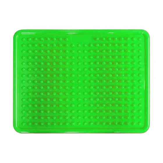 Ортопедичний масажний килимок для стоп EasyFit Acupoint з шипами зелений Коломыя