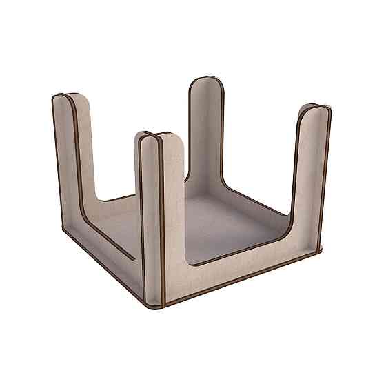 Салфетница EKOSTAR деревянная 130х130х95 Киев