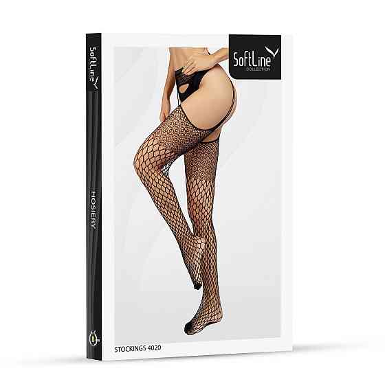 Панчохи - Stockings 4020, black - One Size Sex Aura Київ