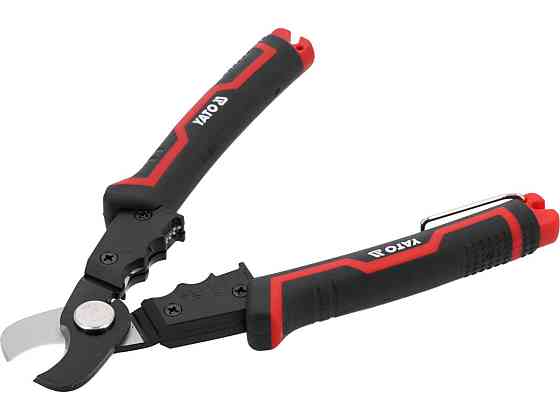 Ножницы для обрезки и съемки изоляции проводников YATO Ø≤ 10,5 мм, L=175 мм [10/60] Одесса