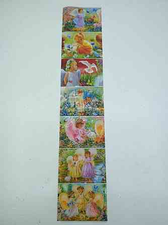 Термоэтикетки для пасхальных 7 яиц 