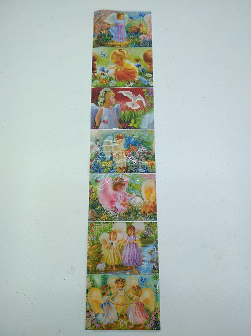 Термоетикетки для великодніх 7 яєць "Феї" (100 шт) Харків - фото 1