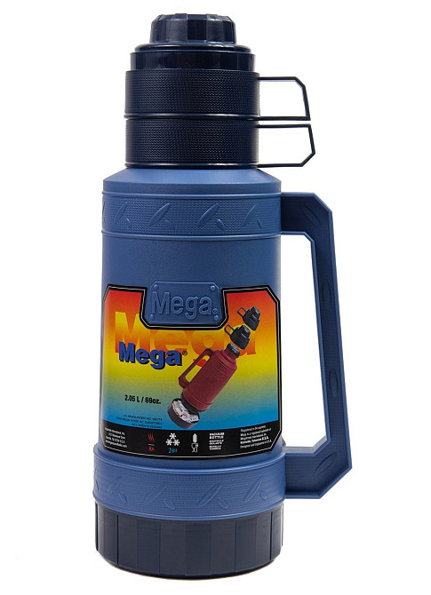 Термос Mega SO205DBS 2,05 л, синий Киев - изображение 1